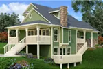 Traditional House Plan Rear Photo 01 - Simeon Tudor Home 020D-0350 - Shop House Plans and More