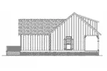 Cabin & Cottage House Plan Left Elevation - Williams Hollow Country Home 020D-0351 - Shop House Plans and More
