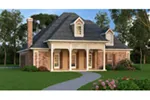 Cabin & Cottage House Plan Front of Home - Fruit Valley Southern Home 020D-0353 - Search House Plans and More