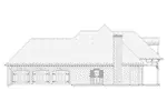 Cabin & Cottage House Plan Left Elevation - Fruit Valley Southern Home 020D-0353 - Search House Plans and More