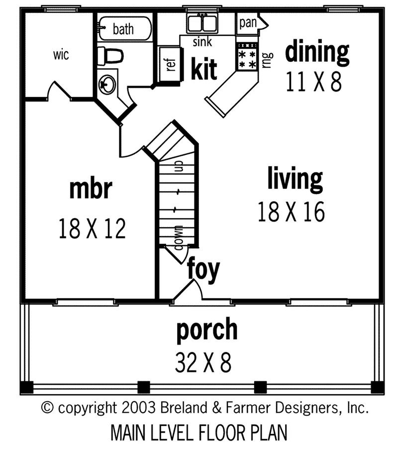 First Floor - Regatta Landing Beach Home 020D-0355 - Shop House Plans and More