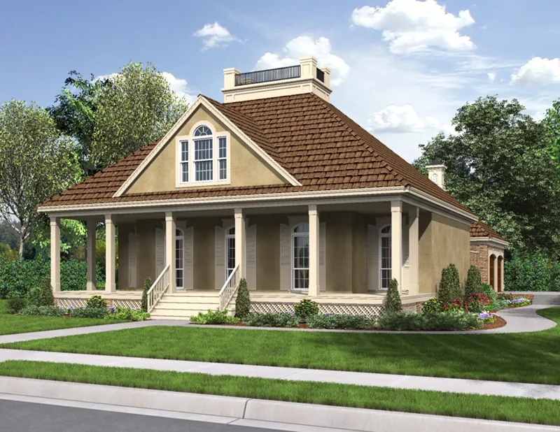 Traditional House Plan Front of Home - St. Martin Traditional Home 020D-0356 - Shop House Plans and More