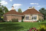 Traditional House Plan Rear Photo 01 - St. Martin Traditional Home 020D-0356 - Shop House Plans and More