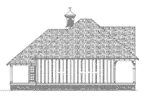 Traditional House Plan Left Elevation - Harpers Grove Country Home 020D-0357 - Search House Plans and More