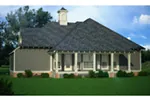 Traditional House Plan Rear Photo 01 - Harpers Grove Country Home 020D-0357 - Search House Plans and More