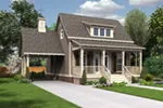 Traditional House Plan Front of Home - Jefferson Bay Traditional Home 020D-0359 - Search House Plans and More