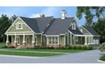 Beach & Coastal House Plan Front Image - Grace Hill Craftsman Home 020D-0365 - Search House Plans and More