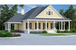 Cabin & Cottage House Plan Front of Home - Oakmeadows Cottage Home 020D-0366 - Shop House Plans and More