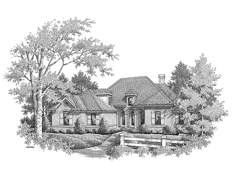 Traditional House Plan Front Image of House - Prince George Traditional Home 020D-0367 - Shop House Plans and More