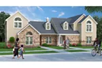Traditional House Plan Front of Home - 020D-0381 - Shop House Plans and More