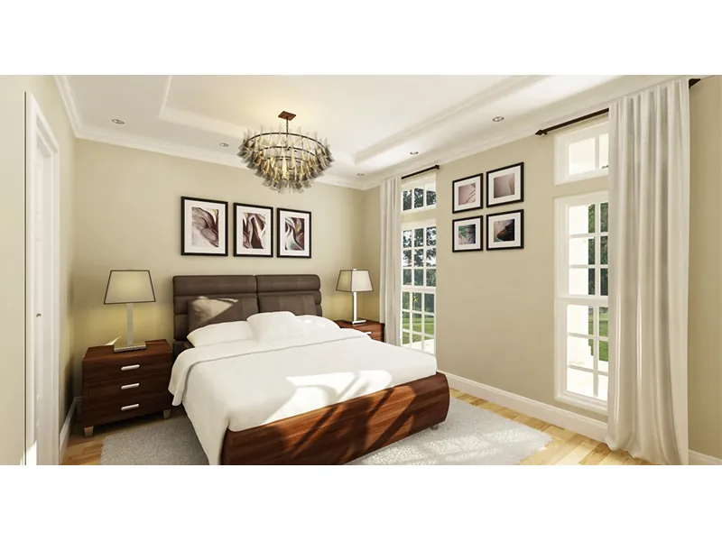 Cabin & Cottage House Plan Master Bedroom Photo 01 - Driscoll Path Southern Cottage 020D-0392 - Search House Plans and More