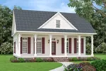 Victorian House Plan Front of House 020D-0393