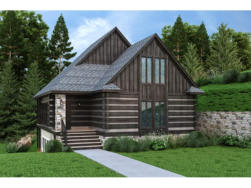 Cabin & Cottage House Plan Front Photo 02 - 020D-0403 - Shop House Plans and More