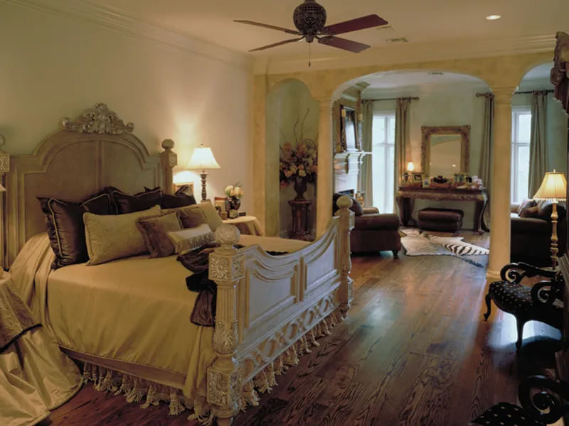 Arts & Crafts House Plan Master Bedroom Photo 01 - Wembleton Traditional Home 020S-0004 - Shop House Plans and More