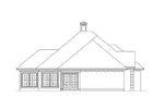 Florida House Plan Left Elevation - Mortland Contemporary Home 021D-0002 - Shop House Plans and More