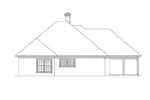 Florida House Plan Rear Elevation - Mortland Contemporary Home 021D-0002 - Shop House Plans and More