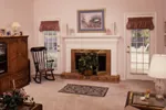 Country House Plan Living Room Photo 01 - Fort Mill Country Salt Box Home 024D-0042 - Search House Plans and More
