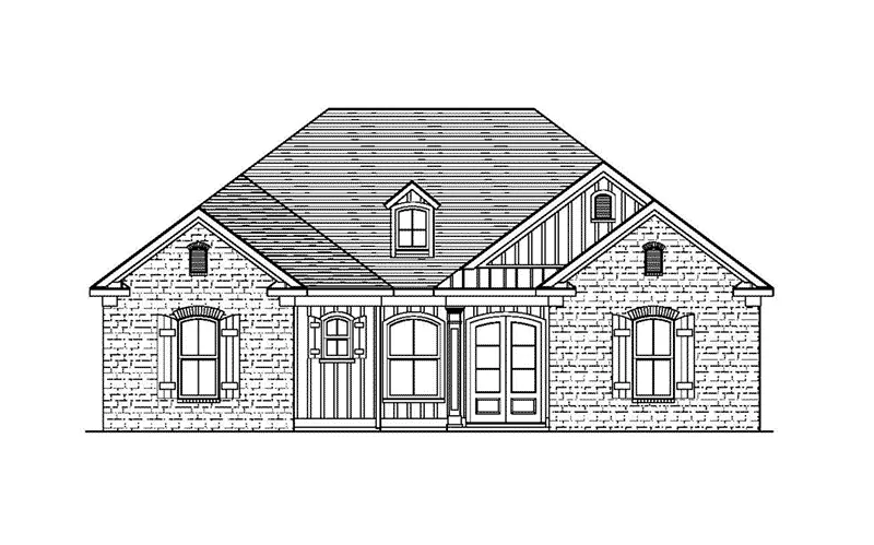 Country French House Plan Front Elevation - 024D-0817 - Shop House Plans and More