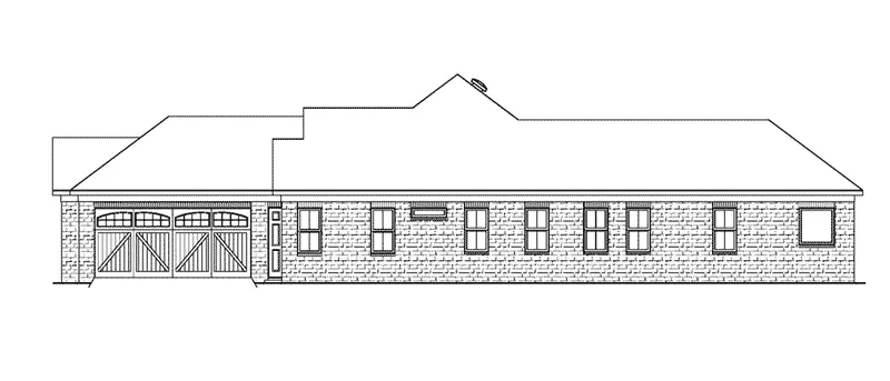 Country French House Plan Right Elevation - 024D-0817 - Shop House Plans and More