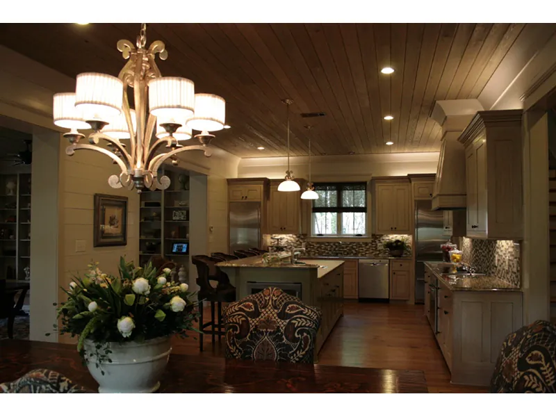 Lowcountry House Plan Kitchen Photo 02 - Cottonlane Lowcountry Home 024S-0028 - Search House Plans and More