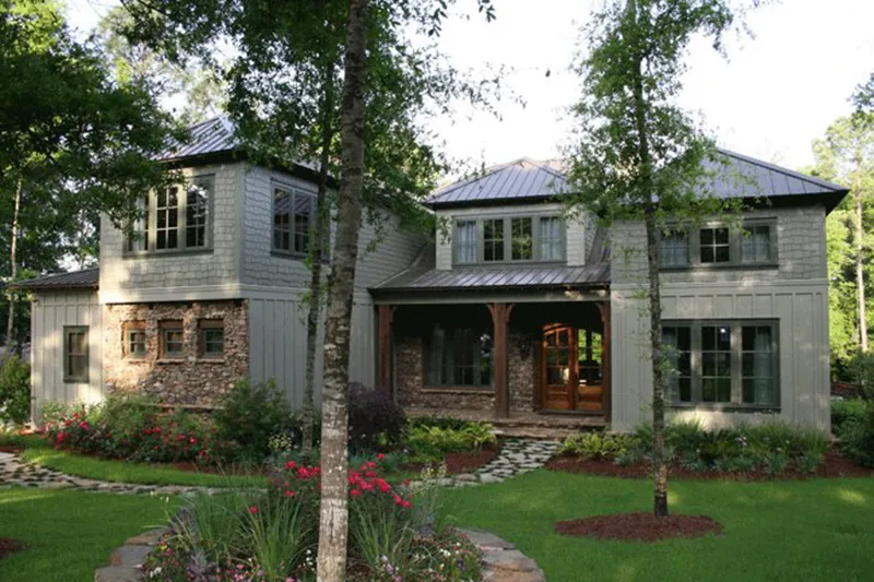 Rustic House Plan Front of Home - 024S-0030 - Shop House Plans and More