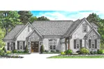 European House Plan Front of Home - Saylor Place Traditional Home 025D-0108 - Shop House Plans and More