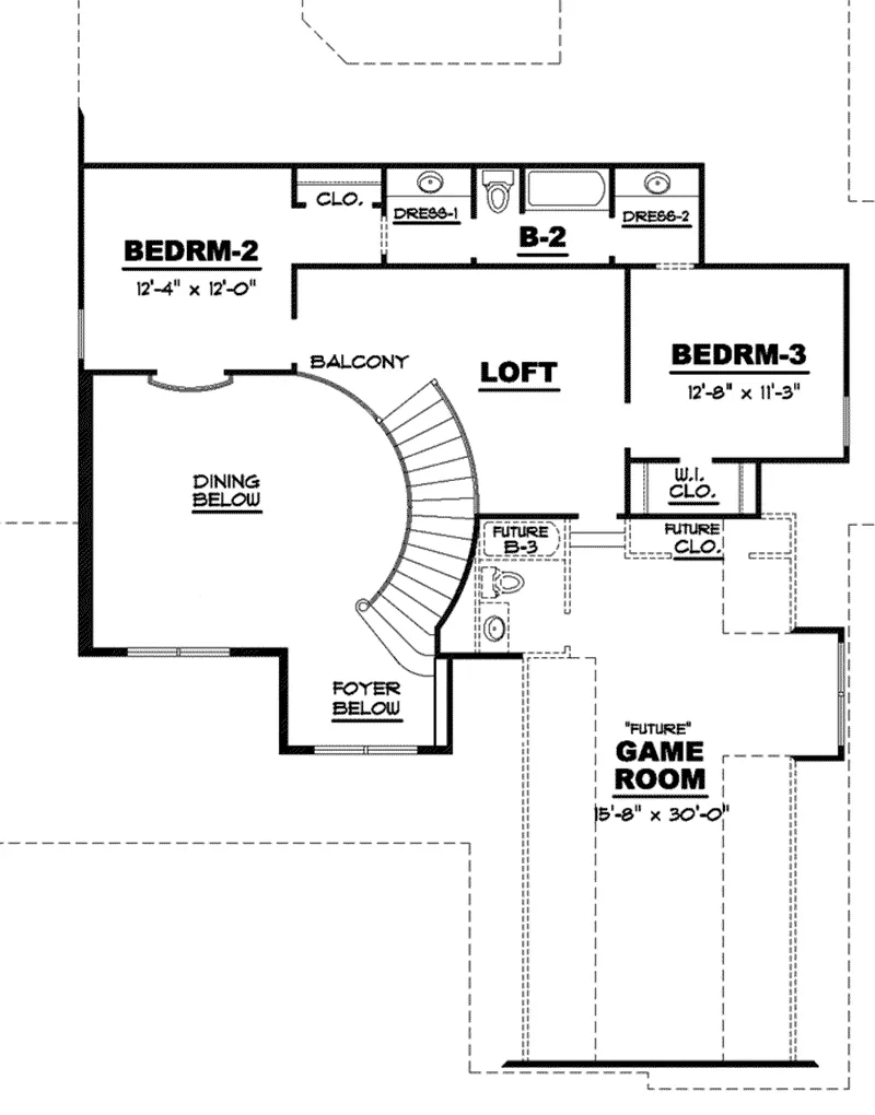 Rustic House Plan Second Floor - Barker Woods Craftsman Home 025D-0111 - Search House Plans and More