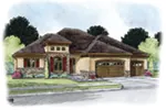 Southern House Plan Front Image - Jessica Creek Prairie Home 026D-1894 - Search House Plans and More