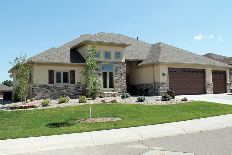 Southern House Plan Front of Home - Jessica Creek Prairie Home 026D-1894 - Search House Plans and More