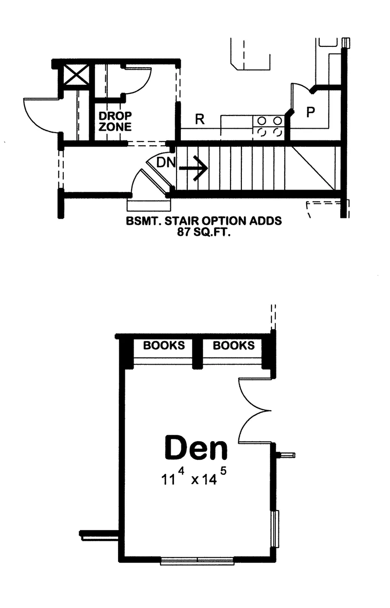 Rustic House Plan Optional Floor Plan - Crows Creek Ranch Home 026D-1910 - Search House Plans and More