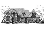Luxury House Plan Front Image of House - 026D-1911 - Shop House Plans and More