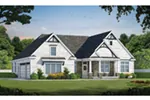 Traditional House Plan Front Photo 01 - Gulliver Ranch Home 026D-1924 - Search House Plans and More