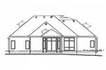 Modern Farmhouse Plan Rear Elevation - Sinclair Creek Country Home 026D-2013 - Shop House Plans and More