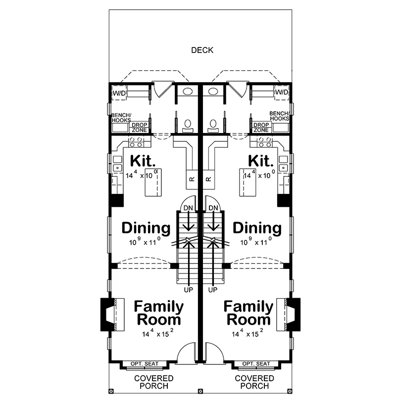 Shingle House Plan First Floor - 026D-2087 - Shop House Plans and More