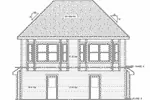 Shingle House Plan Rear Elevation - 026D-2087 - Shop House Plans and More