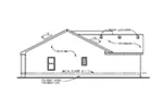 Traditional House Plan Left Elevation - 026D-2115 - Shop House Plans and More