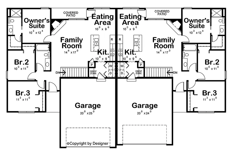 Traditional Home Plan First Floor 026D-2176