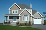 Front Photo 03 - Westover Park Country Home 032D-0474 - Shop House Plans and More