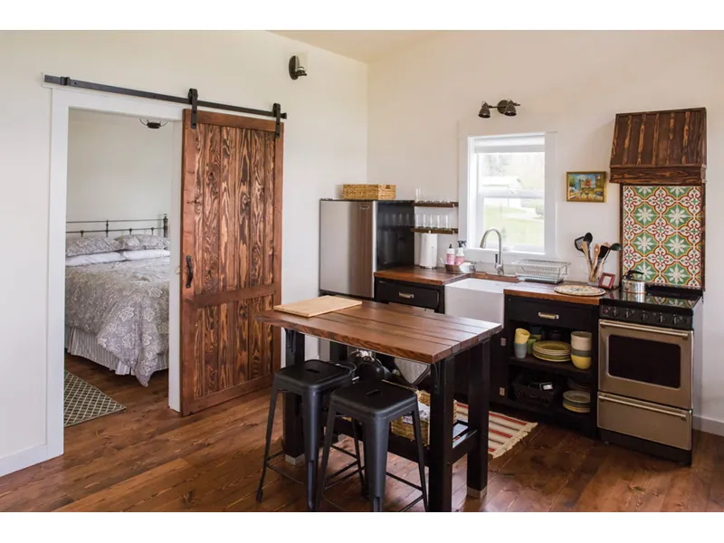 European House Plan Kitchen Photo 01 - Watervista Vacation Home 032D-0709 - Shop House Plans and More