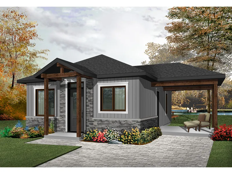 Craftsman House Plan Front Photo 01 - Fenton Craftsman Home 032D-0815 - Search House Plans and More