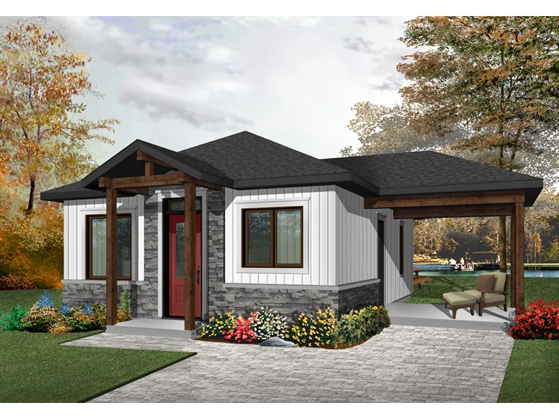 Craftsman House Plan Front Photo 03 - Fenton Craftsman Home 032D-0815 - Search House Plans and More