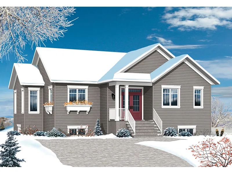 Traditional House Plan Front Photo 01 - Poppy Country Home 032D-0824 - Shop House Plans and More