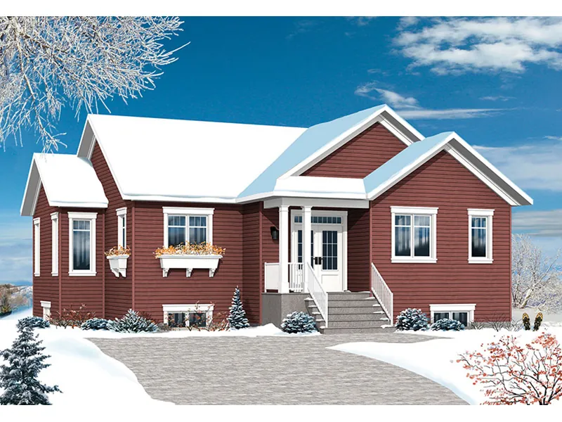 Traditional House Plan Front Photo 02 - Poppy Country Home 032D-0824 - Shop House Plans and More