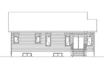 Traditional House Plan Rear Elevation - Poppy Country Home 032D-0824 - Shop House Plans and More