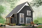 Arts & Crafts House Plan Front of Home - Ingleside Prairie Style Home 032D-0935 - Search House Plans and More