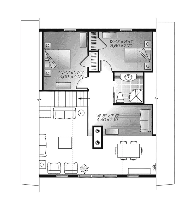 Country Home Plan Second Floor 032D-1085