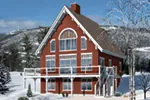 Mountain House Plan Front Photo 01 - 032D-1085 - Shop House Plans and More