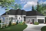 Mountain House Plan Front of House 032D-1087