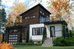Modern House Plan Front Photo 01 - Joshua Modern Home 032D-1108 - Search House Plans and More