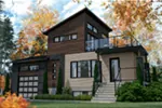 Modern House Plan Front Photo 03 - Joshua Modern Home 032D-1108 - Search House Plans and More